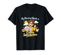 Mi mañana Necesita un café Introducción Diseño de Profesor Camiseta