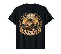 Mi Mar Favorito es El Puss-mar Camiseta gráfica económica