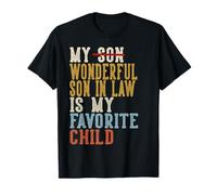 Mi Maravilloso yerno es mi Hijo Favorito, Divertido, Retro Camiseta