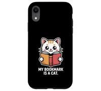 Mi Marcador es Divertido para los Amantes de la Lectura de Gatos Carcasa para iPhone XR