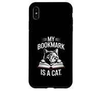 Mi Marcador es Divertido para los Amantes de la Lectura de Gatos Carcasa para iPhone XS MAX