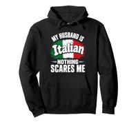 Mi Marido es Italiano Nada me Asusta Sudadera con Capucha