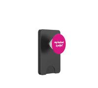 Mi marido es perfecto boda divertida esposa sarcástica pareja PopSockets PopWallet para MagSafe