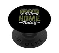 Mi Marido Vuelve Hoy A Casa Soldado Bienvenido A Casa PopSockets PopGrip Adhesivo