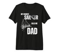 Mi Marinero Favorito me Llama papá, Vintage, Bonito para Padres Camiseta Premium