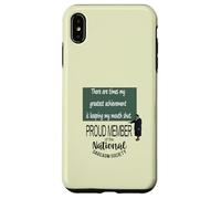 Mi Mayor Logro es Mantener mi Boca Cerrada Sarcasmo Carcasa para iPhone XS MAX