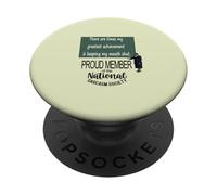 Mi Mayor Logro es Mantener mi Boca Cerrada Sarcasmo PopSockets PopGrip Adhesivo