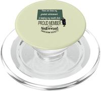 Mi Mayor Logro es Mantener mi Boca Cerrada Sarcasmo PopSockets PopGrip para MagSafe