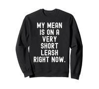mi Media está en una Correa Muy Corta Ahora Mismo Witty Sarcastic Sudadera
