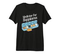 Mi Medicina para la Felicidad Llamados Gatos Todos los días, Kitte,n Cat Camiseta Premium