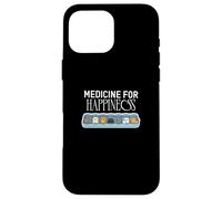 Mi Medicina para la Felicidad se Llama Gatos Todos los días Carcasa para iPhone 16 Pro MAX