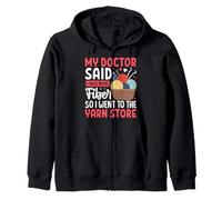 Mi médico Dijo Que necesitaba más Fibra, así Que FUI a la Tienda de Hilo Sudadera con Capucha