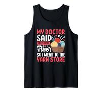 Mi médico dijo que necesito más tienda de hilos de fibra Camiseta sin Mangas