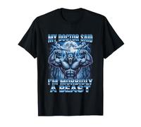 Mi médico Dijo Que Soy mórbidamente una Bestia Gracioso Alfa Lobo Meme Camiseta