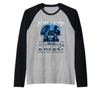 Mi médico Dijo Que Soy mórbidamente una Bestia Gracioso Alfa Lobo Meme Camiseta Manga Raglan
