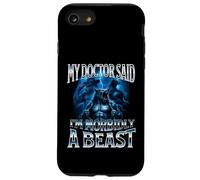 Mi médico Dijo Que Soy mórbidamente una Bestia Gracioso Alfa Lobo Meme Carcasa para iPhone SE (2020) / 7/8
