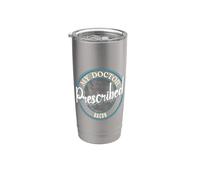 Mi médico le recetó humor de tocino Vaso térmico de acero inoxidable de doble pared