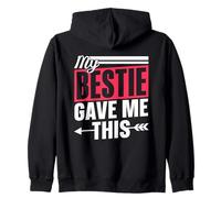 Mi Mejor Amigo Me Regaló Esto Bestia Bonito Amistad Besties Sudadera con Capucha