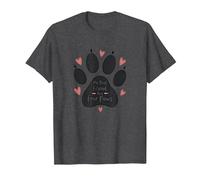 Mi Mejor Amigo Tiene Cuatro Patas - Pet Love Paw Camiseta, Hombre, Jaspeado Oscuro, S