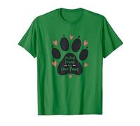 Mi Mejor Amigo Tiene Cuatro Patas - Pet Love Paw Camiseta, Hombre, Verde Kelly, M