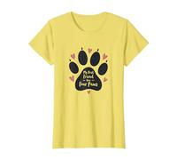 Mi Mejor Amigo Tiene Cuatro Patas - Pet Love Paw Camiseta, Mujer, Limón, XXL