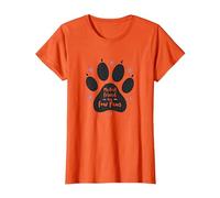 Mi Mejor Amigo Tiene Cuatro Patas - Pet Love Paw Camiseta, Mujer, Naranja, S