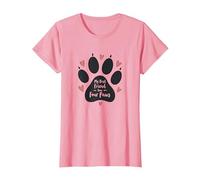 Mi Mejor Amigo Tiene Cuatro Patas - Pet Love Paw Camiseta, Mujer, Rosado, M