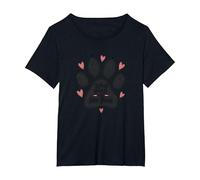 Mi Mejor Amigo Tiene Cuatro Patas - Pet Love Paw Camiseta, Mujer Tallas Grandes, Negro, 6XL Grande