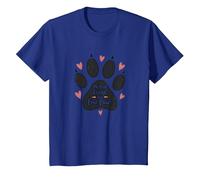 Mi Mejor Amigo Tiene Cuatro Patas - Pet Love Paw Camiseta, Niños, Azul Real, 12 años