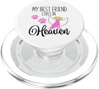 Mi Mejor Amigo Vive en el Cielo Mascota pérdida Pastor alemán PopSockets PopGrip para MagSafe