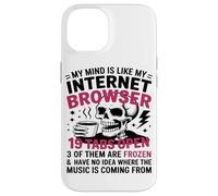 Mi Mente Es como El Esqueleto De Mi Navegador De Internet Carcasa para iPhone 14