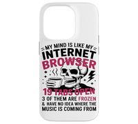 Mi Mente Es como El Esqueleto De Mi Navegador De Internet Carcasa para iPhone 14 Pro