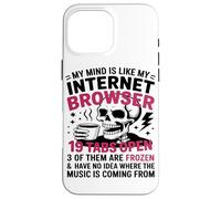 Mi Mente Es como El Esqueleto De Mi Navegador De Internet Carcasa para iPhone 16 Pro MAX