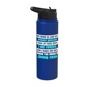 Mi mente es como mi navegador de Internet Stainless Steel Insulated Water Bottle