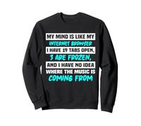 Mi Mente es como mi navegador de Internet Sudadera