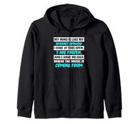 Mi Mente es como mi navegador de Internet Sudadera con Capucha