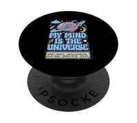 Mi Mente es el Universo Cerebro Galaxia neurodivergente Autista PopSockets PopGrip Adhesivo