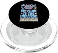 Mi Mente es el Universo Cerebro Galaxia neurodivergente Autista PopSockets PopGrip para MagSafe