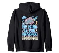 Mi Mente es el Universo Cerebro Galaxia neurodivergente Autista Sudadera con Capucha