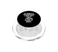 mi Mente es un Barrio por el Que no debería Caminar Solo en PopSockets PopGrip para MagSafe