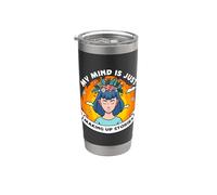 Mi mente está haciendo historia Enfermedad mental Salud mental Vaso térmico de acero inoxidable de doble pared