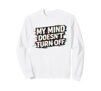Mi Mente no apaga la Conciencia sobre el TEPT, diseño de ansiedad Sudadera