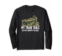 Mi Mesa de Tren es mi Lugar Modelo de ferrocarril Manga Larga