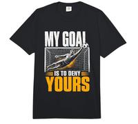 Mi Meta es Negar el tuyo Portero de fútbol audaz Inspirador Comfort Colors Adult Heavyweight T-Shirt