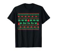 Mi Mi Mi Sol Do Re Mi Notas Musicales Profesor Feo Navidad Camiseta