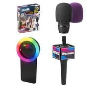 Mi-Mic Live Media Maker Kit con micrófono inalámbrico de 25 m y Anillo de luz LED, Juego de creación de Contenido para podcasts, vlogging e informes, Personalizable, niños a Partir de 5 años