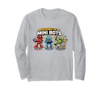 Mi Mini Bots Programación Papá Tecnología Humor Papás Código Binario Manga Larga