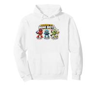Mi Mini Bots Programación Papá Tecnología Humor Papás Código Binario Sudadera con Capucha