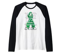 Mi mujer está viva gracias a un trasplante de corazón Camiseta Manga Raglan