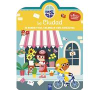 Mi mundo para colorear con adhesivos. La ciudad
